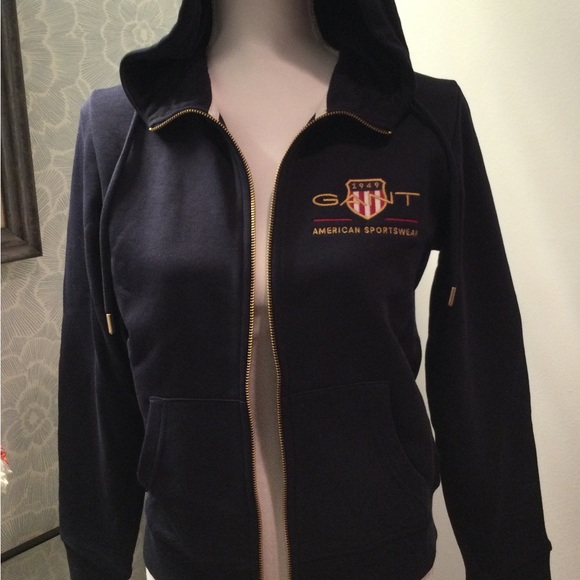 PRICE DROP! Navy Zip-Up Hoodie NWOT - Picture 8 of 16